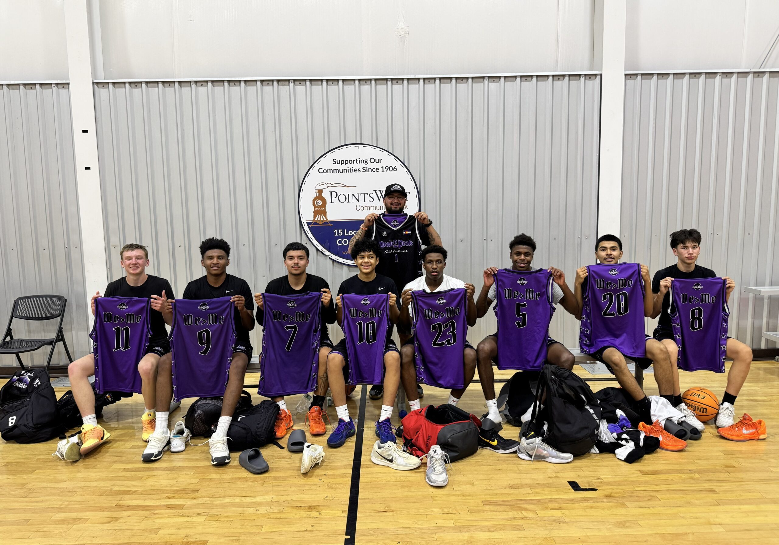 End of the Peak2Peak 2025 season! Several of our long time players final game with the program.